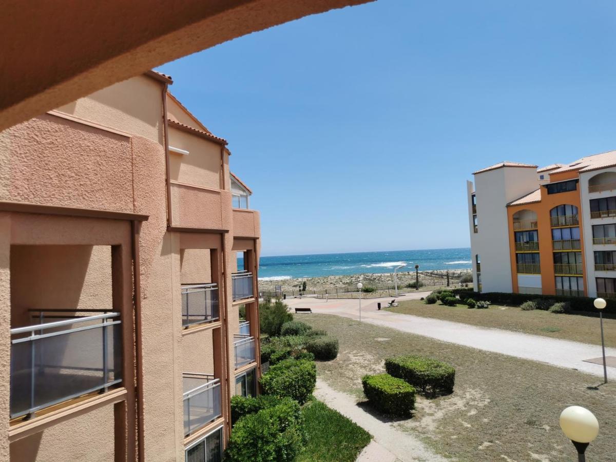 Cap De Mer - Vue Sur Mer - Une Chambre - Une Terrasse - Acces Direct Plage - Commerces A Proximites Le Barcares Bagian luar foto